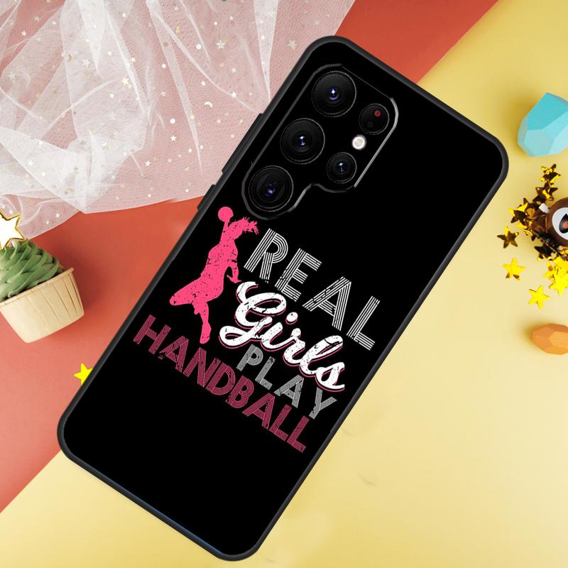 Стильный чехол Funda для игры в гандбол для Samsung Galaxy S24 Ultra S23 S22 Plus S21 S20 FE S8 S9 S10 Note 10 20 Ultra