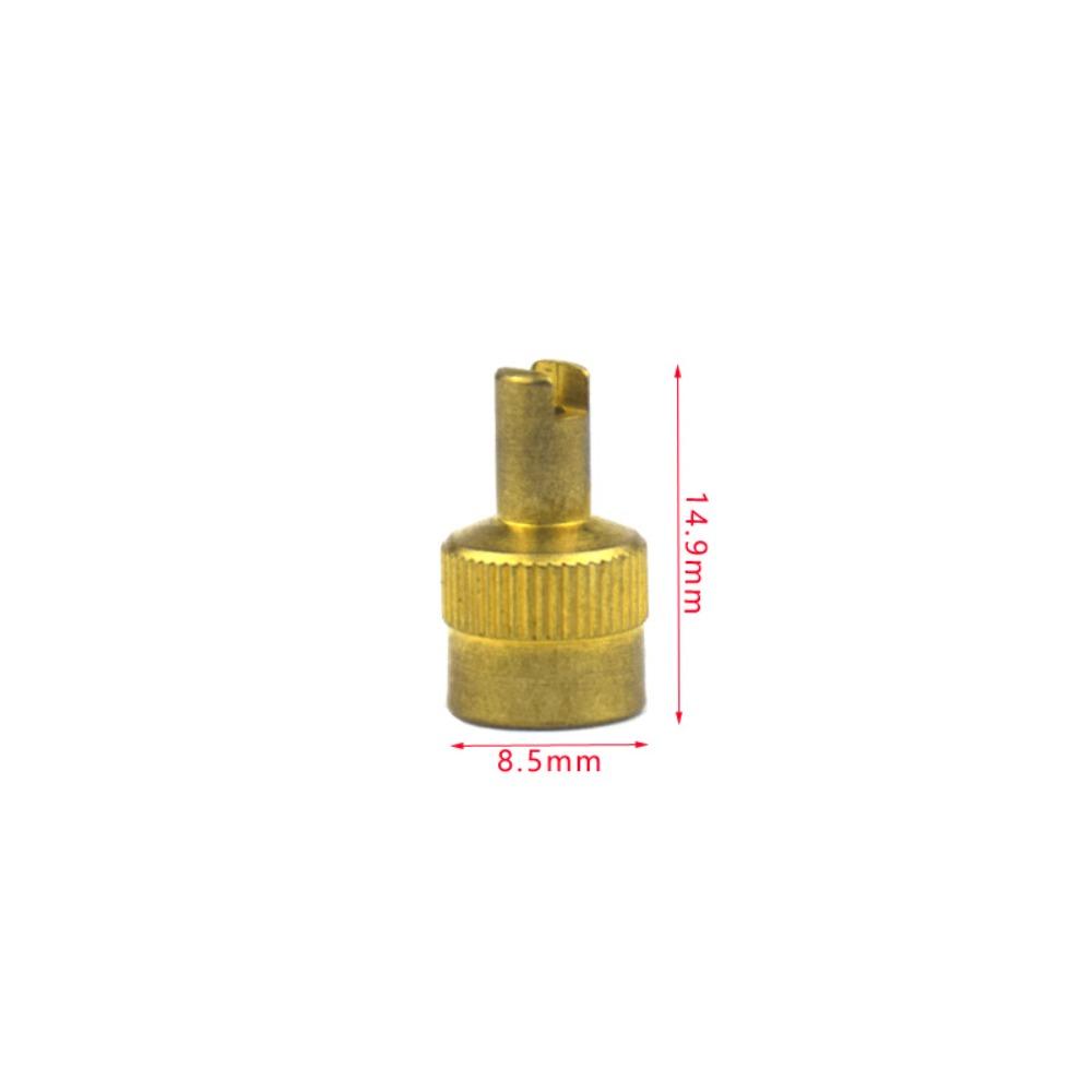 8pcs Copper Tire Valve Caps Dustproof Seal Nipple Caps Cover Auto Wheel Cap  for Car Motorcycle