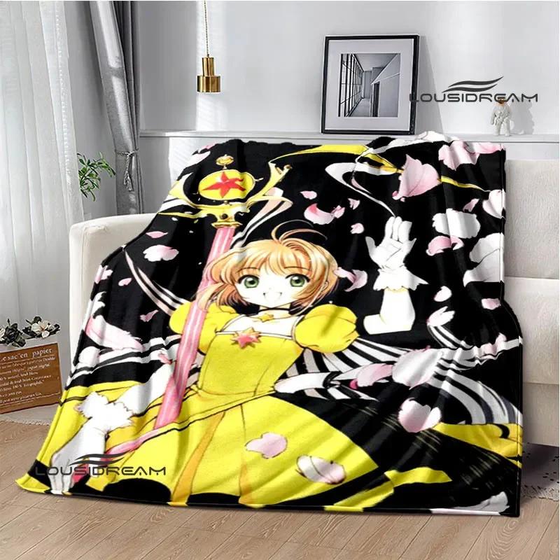 Card Captor Sakura Cartoon blankets fashion blankets Warm Flannel Soft Comfortable Blanket Home Travel Blanket Birthday Gift