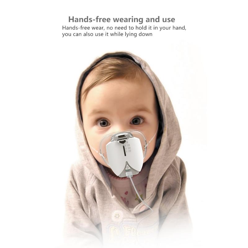 Мини-сетчатый распылитель, ручной портативный автомат для вдоха, бесшумный ультразвуковой распылитель для детей и взрослых, увлажнитель астмы