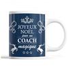 Mug - Christmas Coach Man - Ceramic - Printed Front/back - 325 Ml - Secret Santa Gift