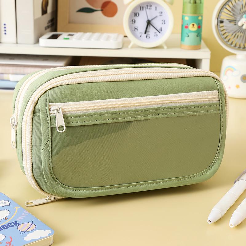 Пенал-органайзер большой вместимости с девятью отделениями 'Панда' для девочек-подростков - издание 2024 года