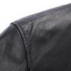 FAPAI Men's Autumn Genuine Leather Lapel Zipper Jacket