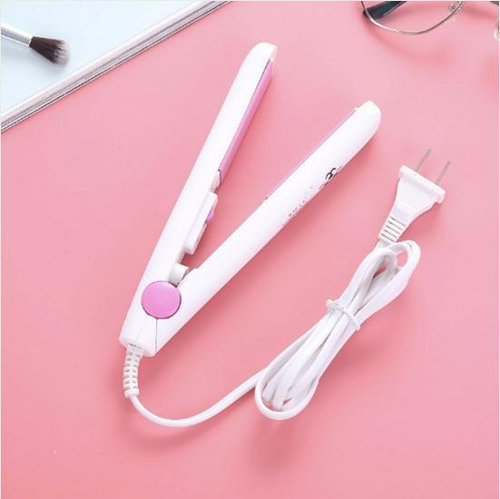 Симпатичные портативные профессиональные щипцы для завивки волос двойного назначения — выпрямление, завивка и создание воздушной челки с помощью щипцов для завивки Splint