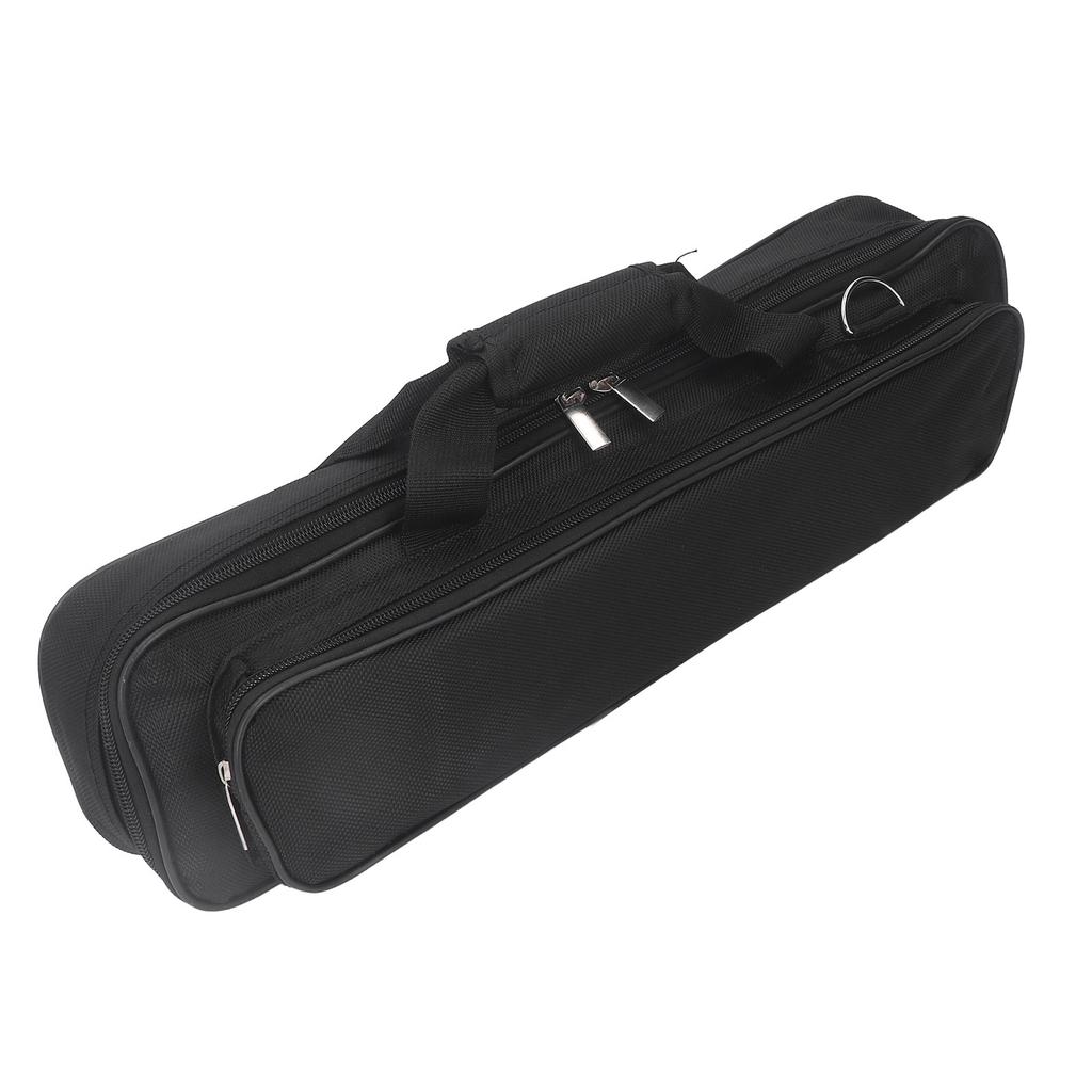 Flute Bag Handheld Portable Carry Storage Case Oxford Cloth with Thickened Sponge for 16 Hole 17