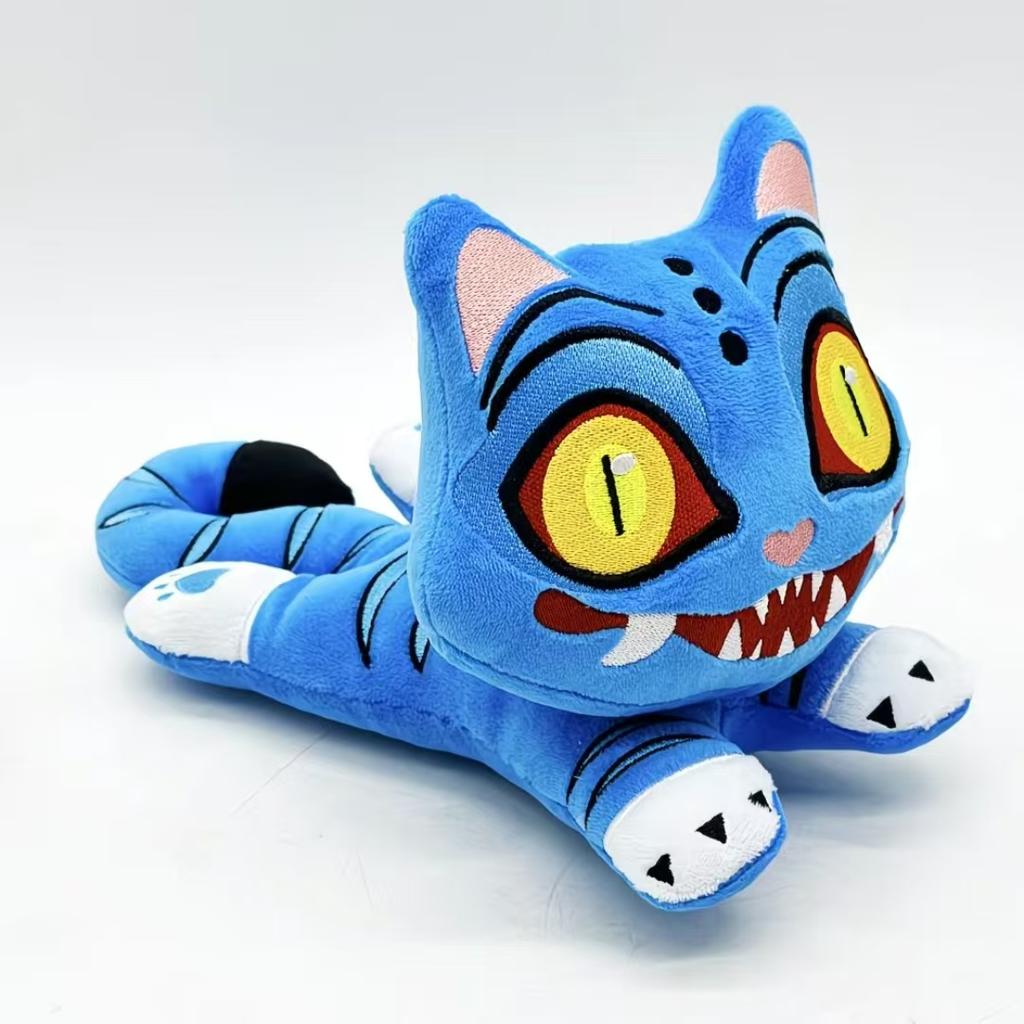 New Demon Hunters Tiger Plush Toy Demon Hunters Kpop Cute Toy Blue Tiger Plushie Doll Merch Birthday Fan Gift