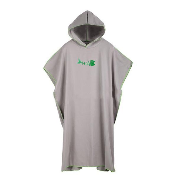 Новый пляжный быстросохнущий халат унисекс для взрослых, солнцезащитный и ветрозащитный халат, плащ с капюшоном, пляжное полотенце