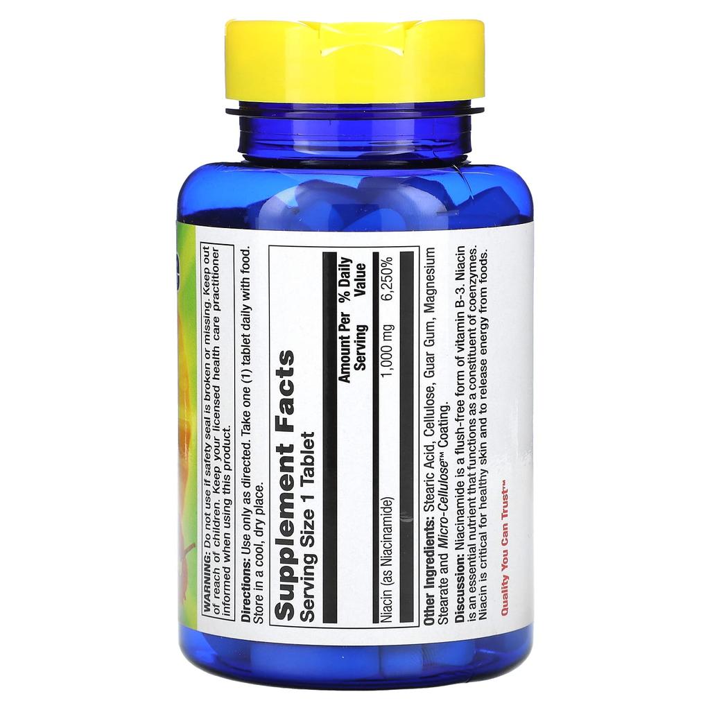 Nature's Life Ниацинамид, 1000 мг, 100 таблеток