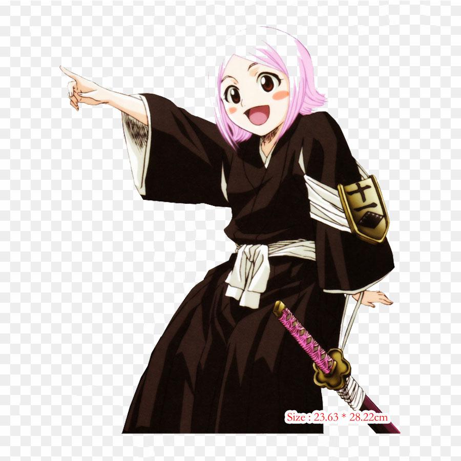 Kenpachi Shikai Kenpachi Zaraki Ichigo Kurosaki Anime Lron On Patches For Clothes Bag Tshirt Heat Transfer Stickers Stripes Appliques