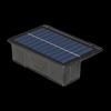 Solar 3-LED Outdoor Wall Washer Light