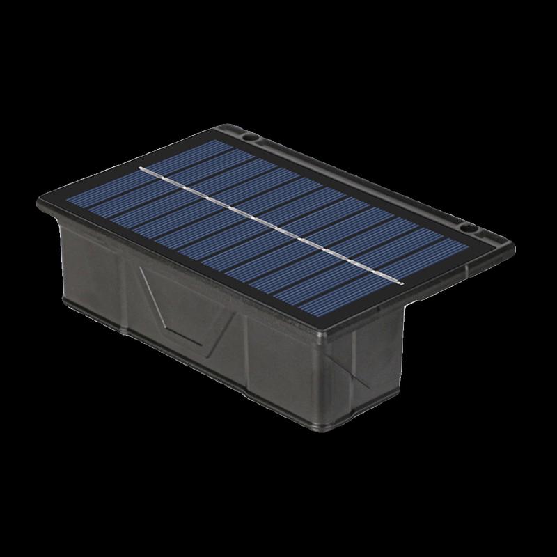 Solar 3-LED Outdoor Wall Washer Light