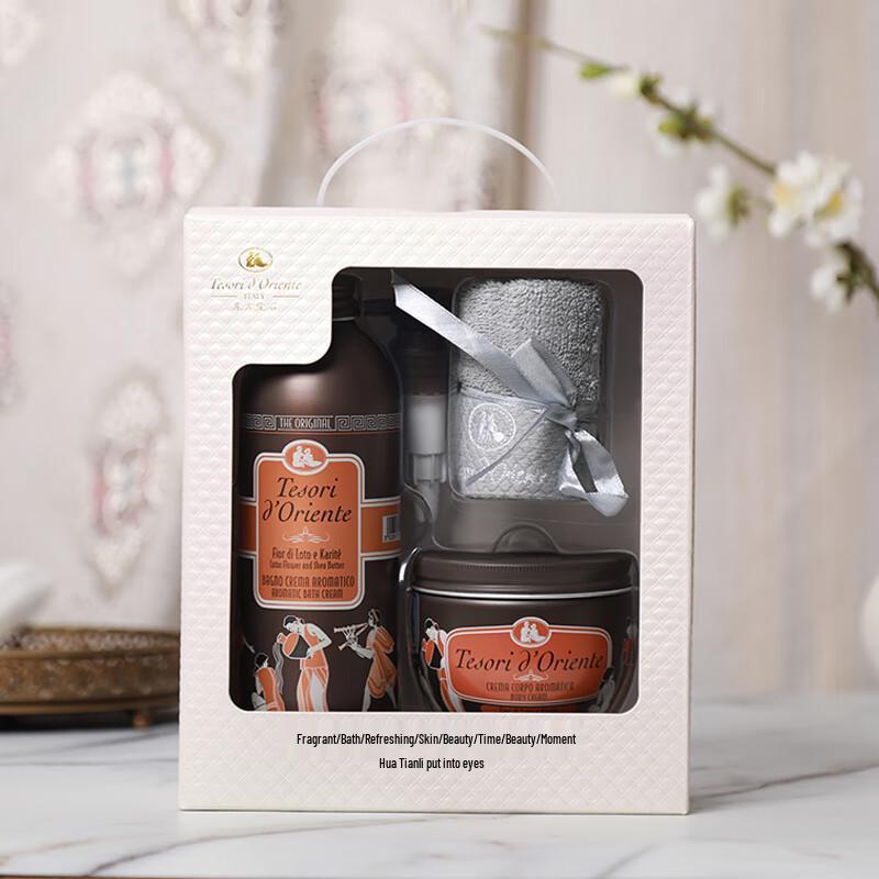 Восточный Жемчуг Лилия Водяная Увлажняющий и Омолаживающий Набор для Тела