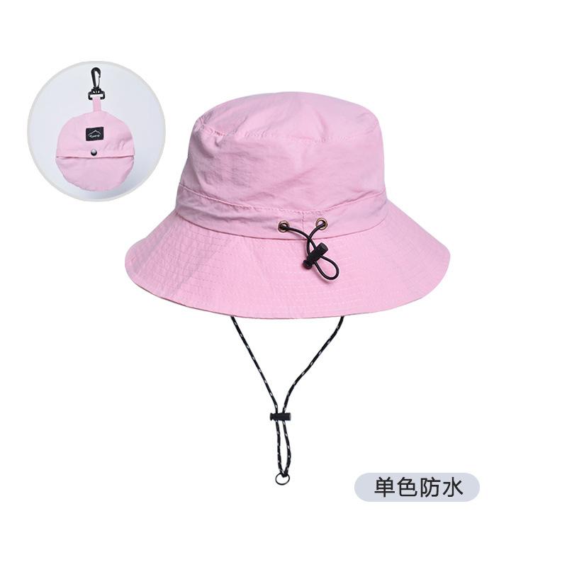 Новая летняя водонепроницаемая шляпа-ведро для мужчин, для рыбалки, альпинизма, складная, для хранения, цветная, солнцезащитная шляпа для детей