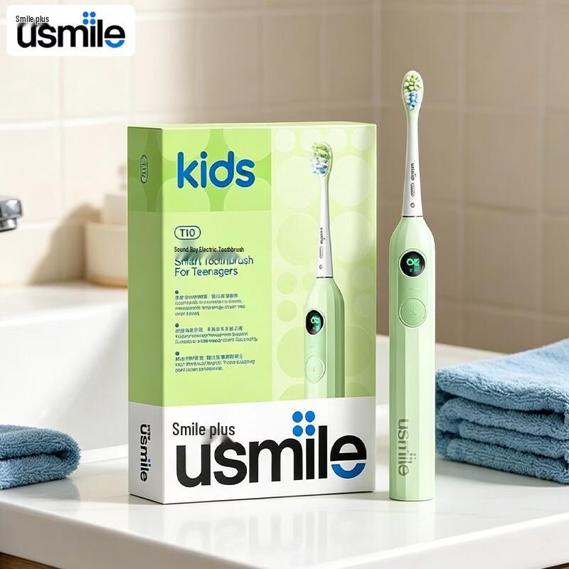 usmile Умная звуковая электрическая зубная щетка T10 для детей и подростков, китайская вилка (адаптер в комплекте)