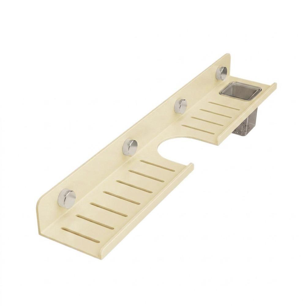 Carbon Steel Countertop Tap Storage Rack Wall Mounted U-Shaped Storage Rack Sink