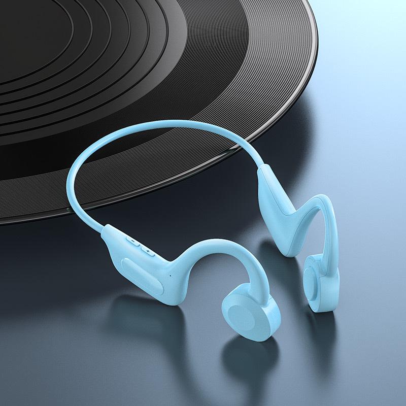 Спортивные Bluetooth 5.0 наушники с костной проводимостью, слотом для карты и цифровым дисплеем
