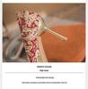 2025 Red Xiuhe Rivet High Heels for Bridal Toasting - Women's Chinese Wedding Shoes