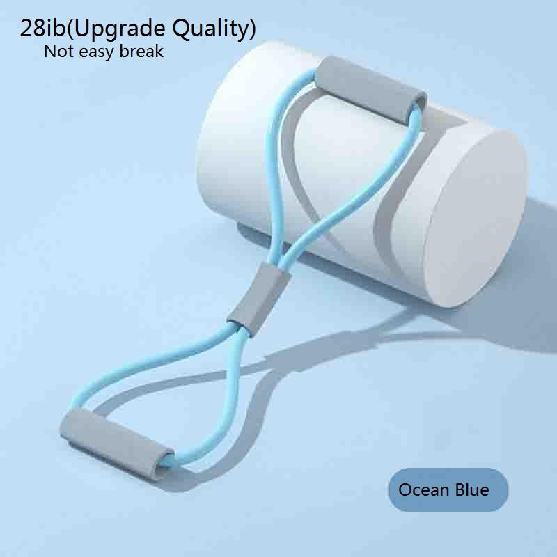 Yoga Fitness Elastic Resistance Band Eight-shaped Rally Ladies Latex Riveter