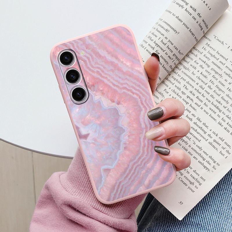Чехол для Samsung A55 5G Задняя крышка Защитный силиконовый Funda Модный Мраморный Каменный Текстурный Coque для Samsung Galaxy A54 A56 Capa