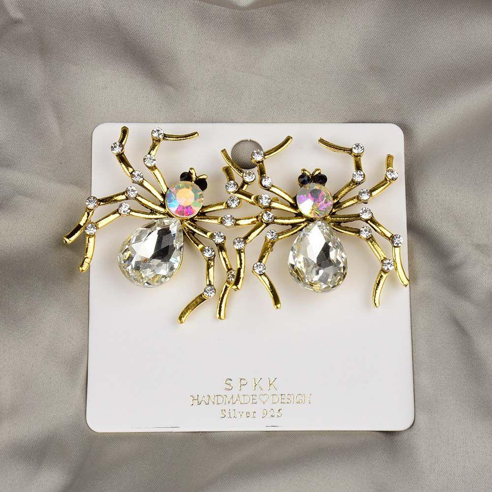 Spider Zinc Zinc Alloy Stud Earrings Party Jewelry Korean Style Dangle Earrings Women Halloween Earrings