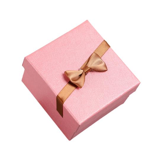 Подарочная коробка с ленточным бантом и подушечкой на День святого Валентина, для подружки невесты, на свадьбу, на день рождения, упаковочная коробка с крышкой, портативная коробка для упаковки ювелирных изделий
