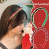 Thin Edges Christmas Jingling Bell Headband New Year Xmas Hairband Christmas Headwear  Headdress