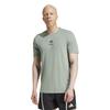 Мужская футболка Adidas LESMILLS с коротким рукавом, серебристо-зеленая, размер L, KRL51, (JW1741),