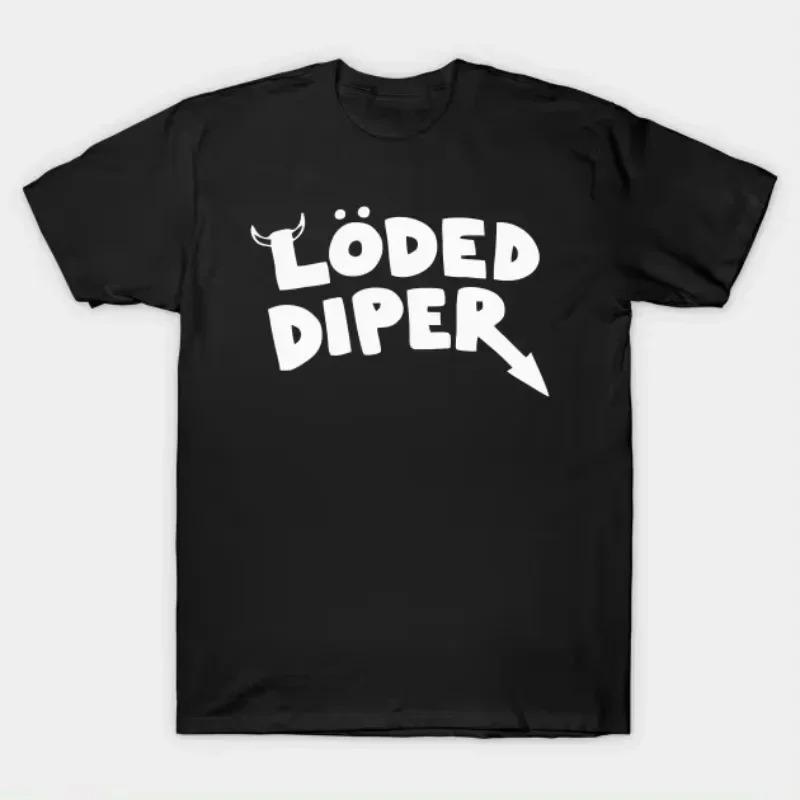 Смешная одежда LODED DIPER ДНЕВНИК СЛАБАКА Детская Футболка с принтом Топы Мужские Женские Летние Удобные Топы Унисекс Уличная Мода