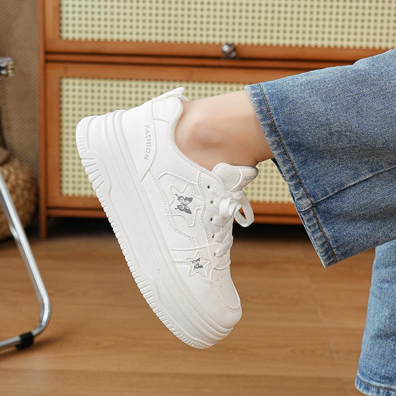 Spring and Autumn new ins trendy lace-up platform student sports and leisure shoes MR