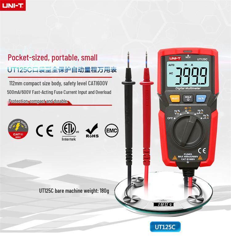 UNI-T UT125C Высокоточный цифровой мультиметр и измеритель емкости