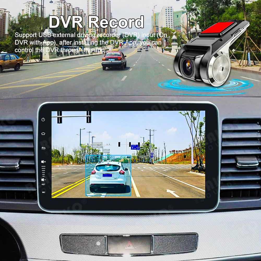 1 din Carplay Android Auto 9-дюймовый вращающийся на 360° сенсорный экран автомобильное радио WIFI GPS USB BT Автомагнитола Мультимедийный проигрыватель