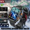 2026 Абсолютно новая уличная военная GPS-смарт-часы 2,01-дюймовый AMOLED-экран IP69K Водонепроницаемые Компас Bluetooth-звонок Спортивные Фитнес Браслет для плавания SmartWatch