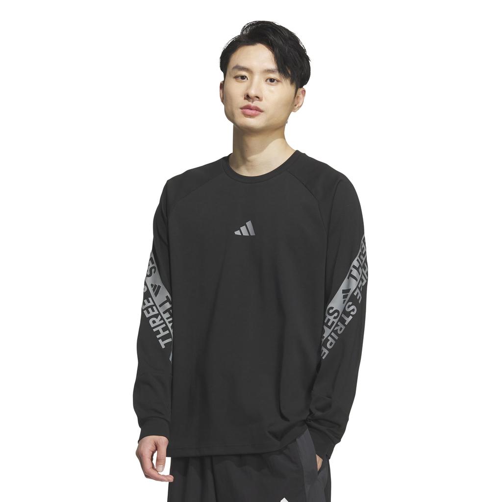 Adidas Word Long Sleeve QF125 Black T-Shirt Men's (KB3660)