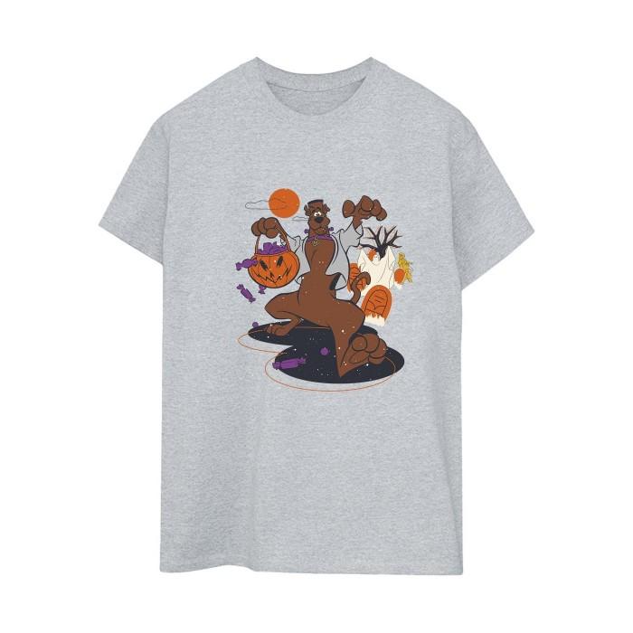 Scooby Doo Womens/Ladies Monsters Pumpkin Cotton Boyfriend T-Shirt