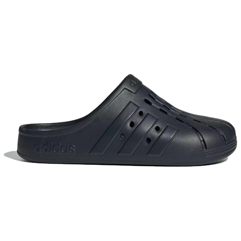 Adidas Клоги Adilette Удобные Повседневные Устойчивые к запаху Нескользящие Шлепанцы с закрытым носком Унисекс Обувь Черный IG9163