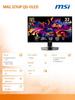 Монитор MAG 321UP QD-OLED 31,5 дюйма UHD/LED/Плоский/165 Гц/черный