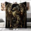 Animal Dragon Blanket Ultra Lightweight Soft Plush Flannel Throws Blanket for Sofa Bed Couch Best Office Gifts  Demogorgon