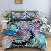 Butterfly Duvet Cover Tropical Plant Pattern Bedding Set Comforter Covers Twin King Size Quilt Cover With Pillowcase Bedclothes