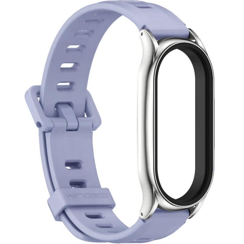 Silicone Strap for Xiaomi Smart Band 10 / 9 / 8, Light Blue