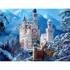 Full 5D Diy Diamond Painting Cartoon Winter Castle Embroidery Cross Stitch Home Decor Handmade Gift