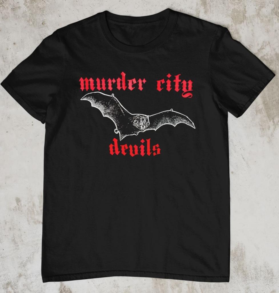 Коллекция The Murder City Devils Группа Подарок для Фаната Черный Все Размеры Футболка