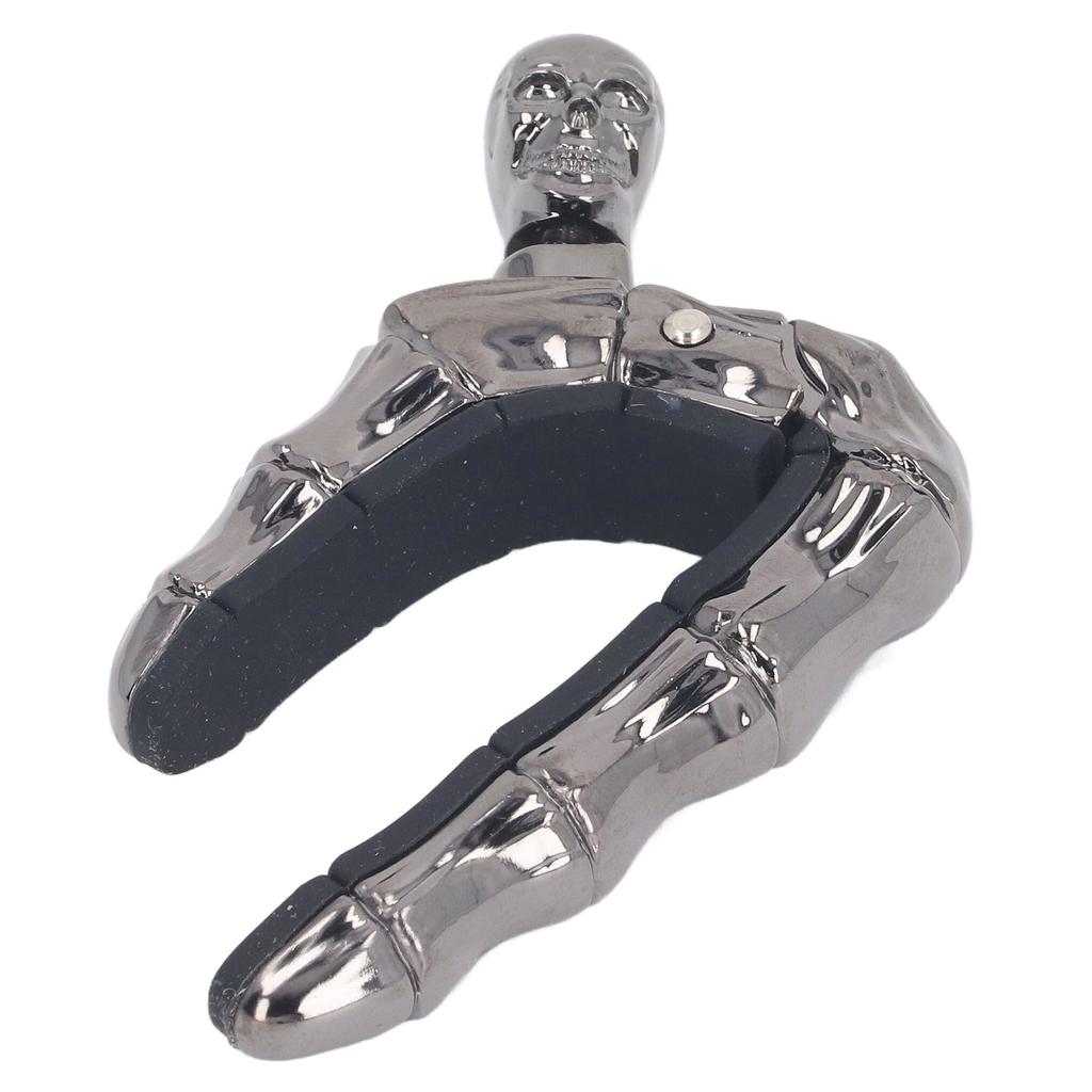 Гитарный каподастр с ручкой в виде черепа, фиксирующийся, мягкий силиконовый, устойчивый к царапинам каподастр для электроакустических гитар, укулеле