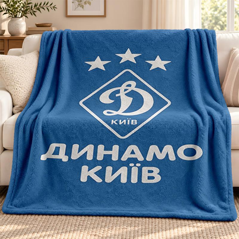 FC Dinamo Minsk blanket Flannel Blanket Soft Cozy Plush Throw for Sofa Bed Lightweight Home Decoration Outdoor camping