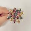 Роскошная брошь-цветок Женская булавка Аксессуары для костюма Драгоценность Кристалл Простая брошь-подсолнух