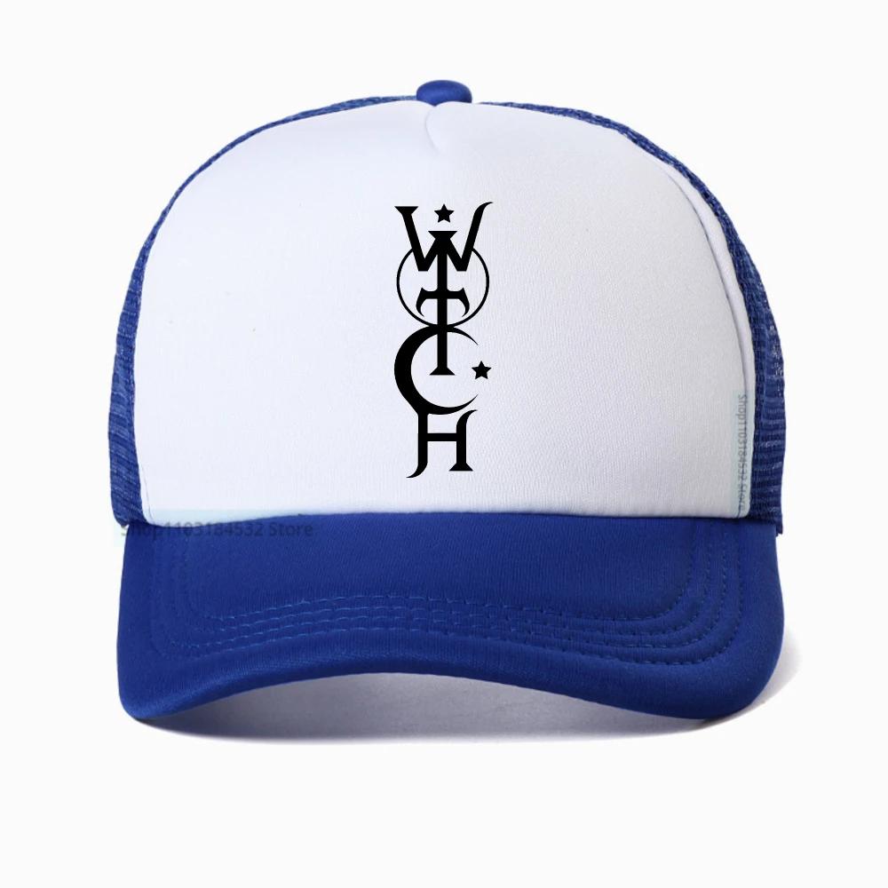 Witch print Baseball Cap Unisex Women Fashion Cool trucker Hat Unisex casual style mesh hat summer adjustable snapback hat