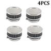 4PCS Air Cleaner Intake Filter 52-58mm Cleaner For Moto Honda Yamaha Kawasaki