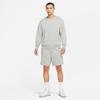 Men's Nike Sweatshirts Men's Light Gray Crew Neck Moderate Regular