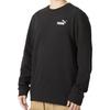 Puma С принтом логотипа Спорт Бег Повседневный круглый вырез толстовка Мужская толстовка Черный 678438-01