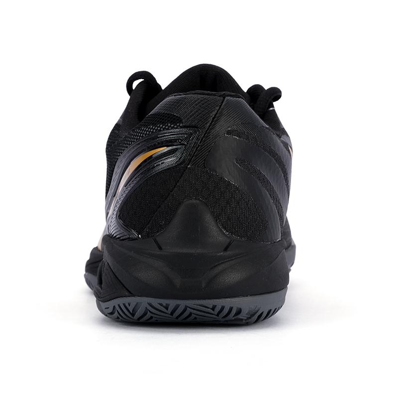 Mizuno Коготь Орла Коготь 4 Синтетическая Кожа Амортизация, Износостойкие Бадминтонные Кроссовки Унисекс Черный Золотой 71GA264305