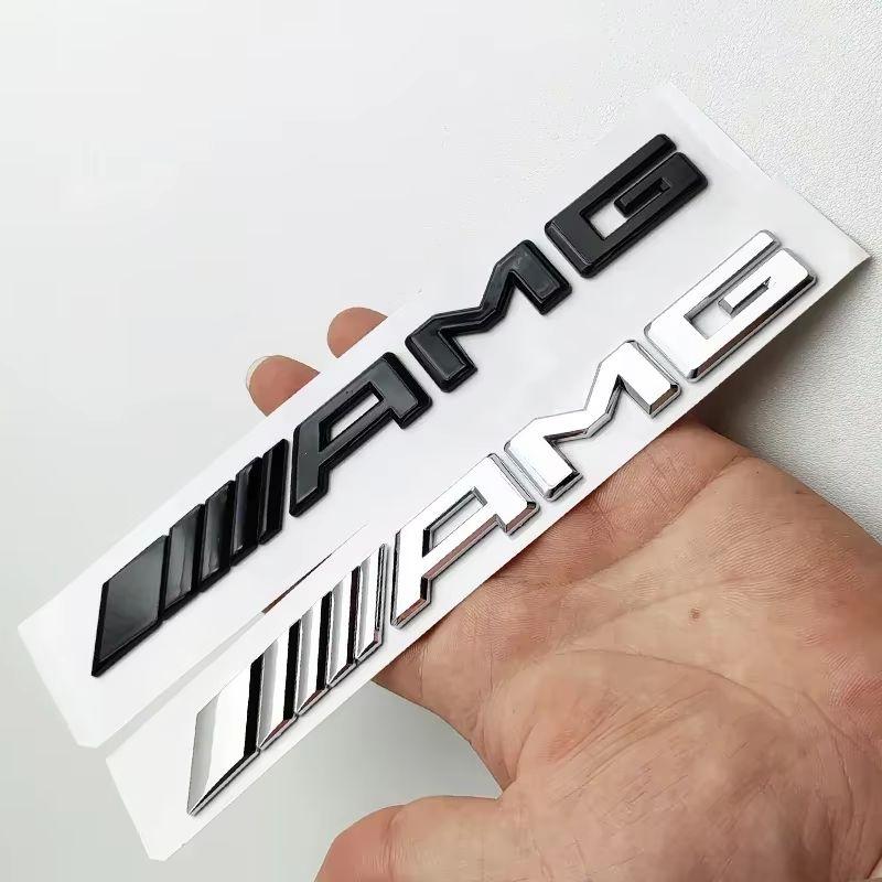 1 шт. 3D ABS Черный Логотип AMG Буквы Значок на багажник Для Mercedes Benz W204 W205 W176 W177 W212 W213 Наклейка AMG Аксессуары